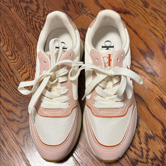 Calvin Klein Jeans Ultra pink cream sneaker Women’s Size:9 never worn - Picture 5 of 7